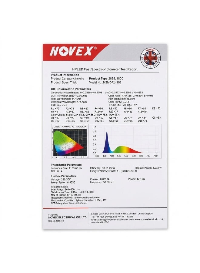 NOVEX 50M SMD LED Rope Light 10000K Cool White | 180 LEDs/M High Brightness LED Strip | IP65 Waterproof Outdoor & Indoor Decorative Lighting | Flexible LED Rope Light | NSMDRL-102-10K - Image 4