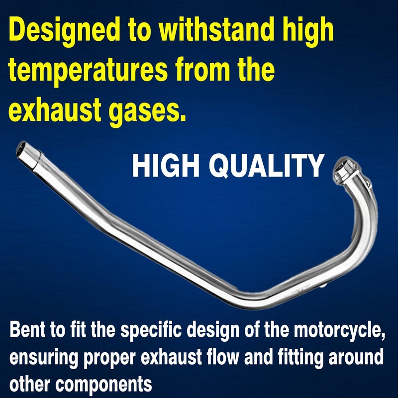 Asryd Stainless Steel High Performance Exhaust Middle Bend Pipe for triumph speed 400 Bend Pipe - Image 3
