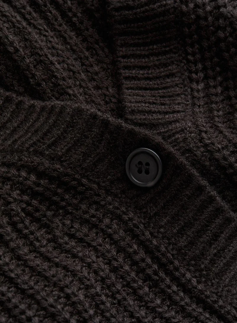H&M Balloon Sleeve Knitted Cardigan