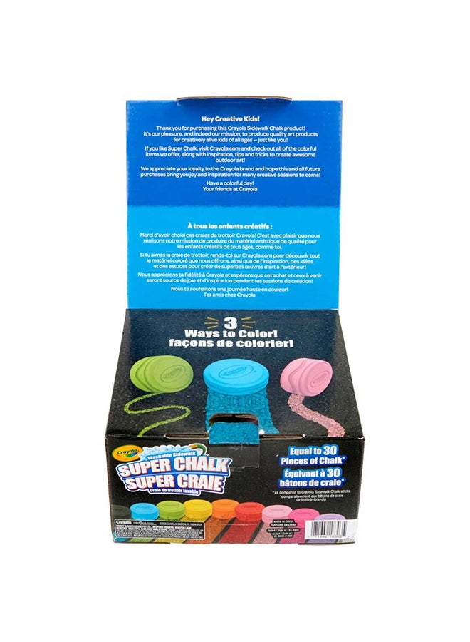 Crayola Washable Sidewalk Chalk – 10 Vibrant Colors, Long-Lasting Outdoor Chalk Set for Kids, Non-Toxic & Easy to Clean - Image 4