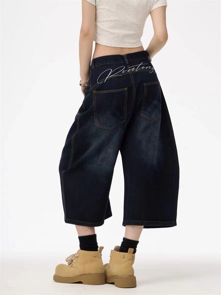 Unisex Casual Daily Denim Jeans - Image 5