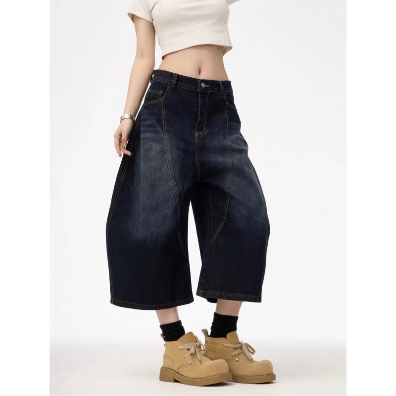 Unisex Casual Daily Denim Jeans - Image 2