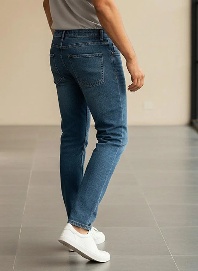 Splash FAV BLUE Men Straight Fit Mid Rise Jeans for Men | Best Price UAE