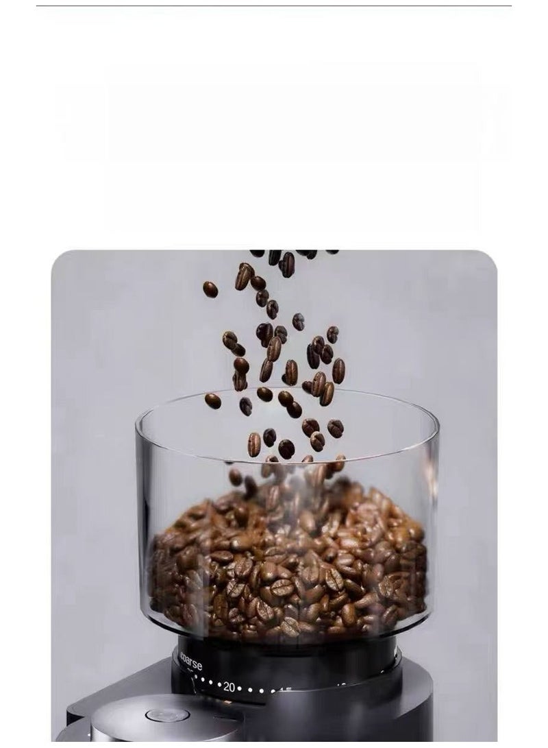 DAMAL Electric  Coffee Grinder, 25 Precise Grind Settings with Anti-Static Technology, 2-12 Cup Capacity, Removable Grounds Container, Premium Coffee Grinding Tools  - Image 4