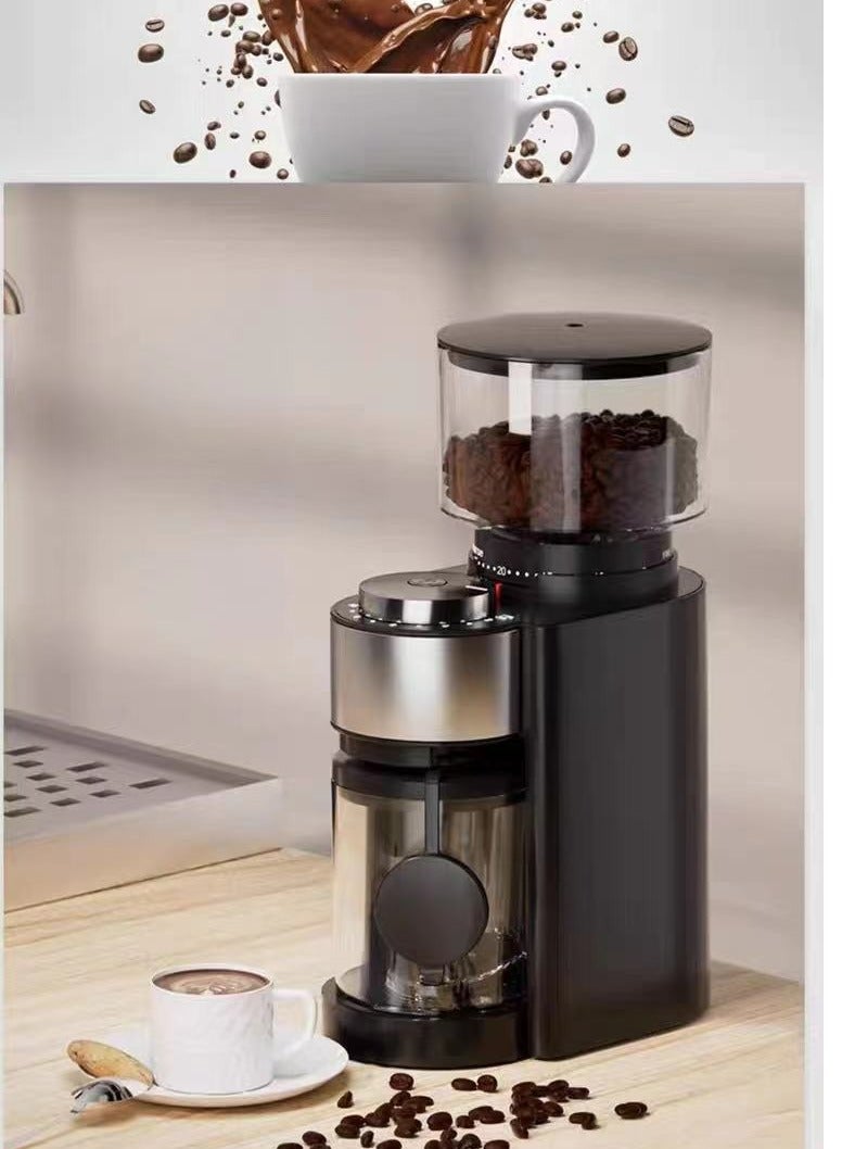 DAMAL Electric  Coffee Grinder, 25 Precise Grind Settings with Anti-Static Technology, 2-12 Cup Capacity, Removable Grounds Container, Premium Coffee Grinding Tools  - Image 1