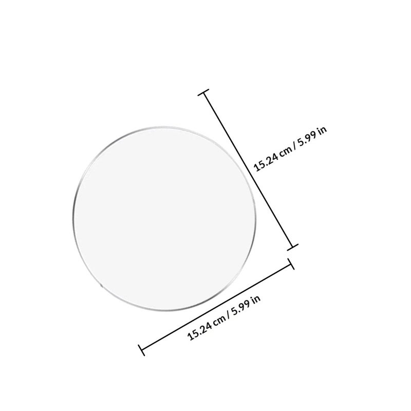30pcs Circle 6 Inch Sheet Photo Frame Sheet Crafting Plate - Image 2