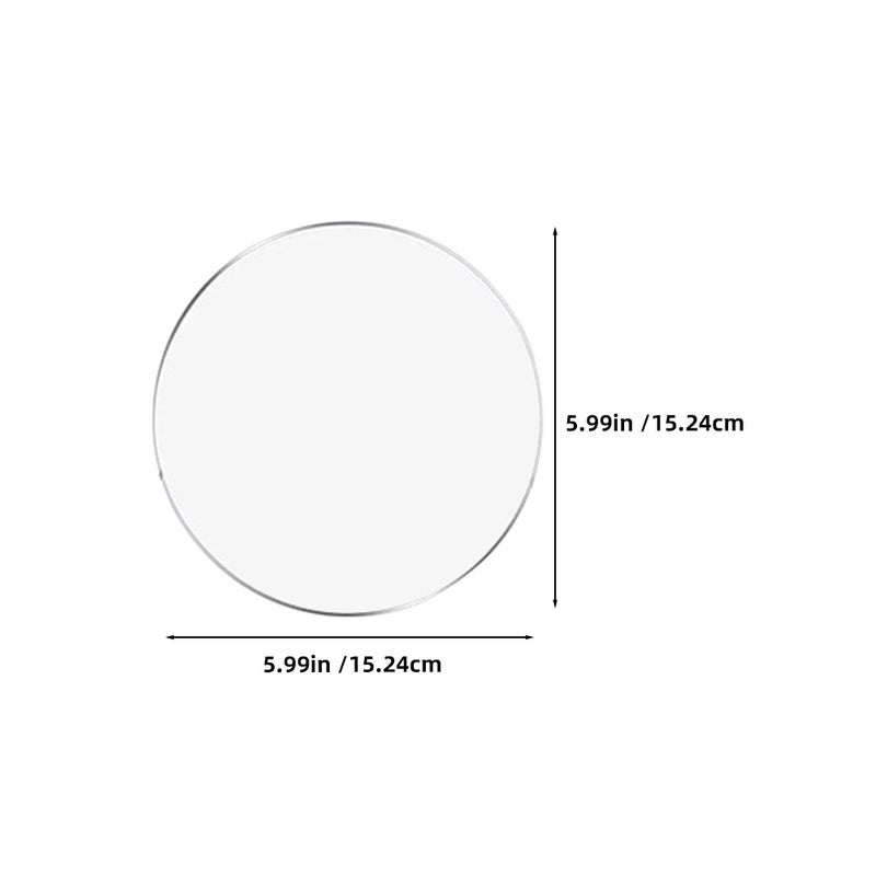 30pcs Circle 6 Inch Sheet Photo Frame Sheet Crafting Plate - Image 3