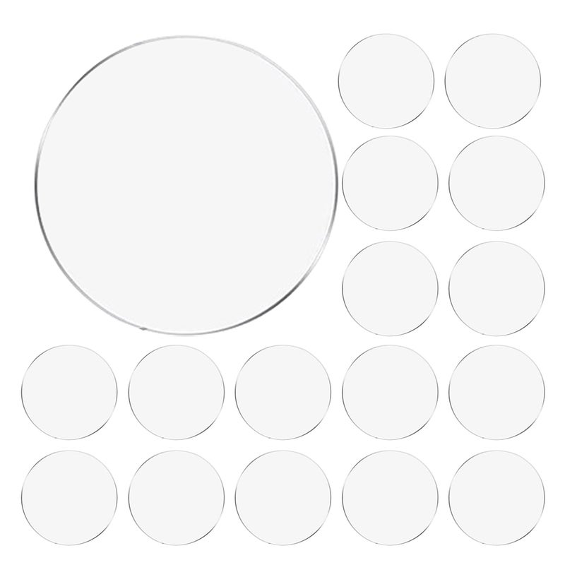 30pcs Circle 6 Inch Sheet Photo Frame Sheet Crafting Plate - Image 1