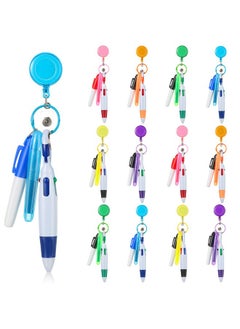 60 Pcs Nurses Pen Set Small Shuttle Pen For Nurses Badge Including Retractable Shuttle Pens, Mini Highlighters, Permanent Marker Pen, Badge Clip And More