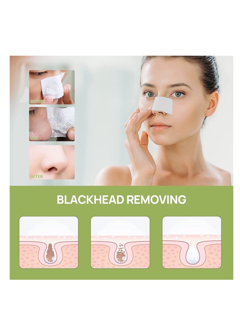 Blackhead Mask with 60 pcs Strips, Blackhead Remover Peel pff Mask, Black Head Remover Mask for Face, Nose Plants Pore Cleanser Purifying Face Mask, Leaving Your Skin Fresh and Clean (1.05oz/30g) - Image 5
