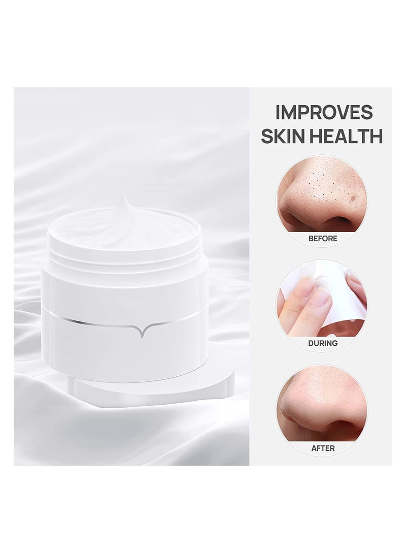 Blackhead Mask with 60 pcs Strips, Blackhead Remover Peel pff Mask, Black Head Remover Mask for Face, Nose Plants Pore Cleanser Purifying Face Mask, Leaving Your Skin Fresh and Clean (1.05oz/30g) - Image 4