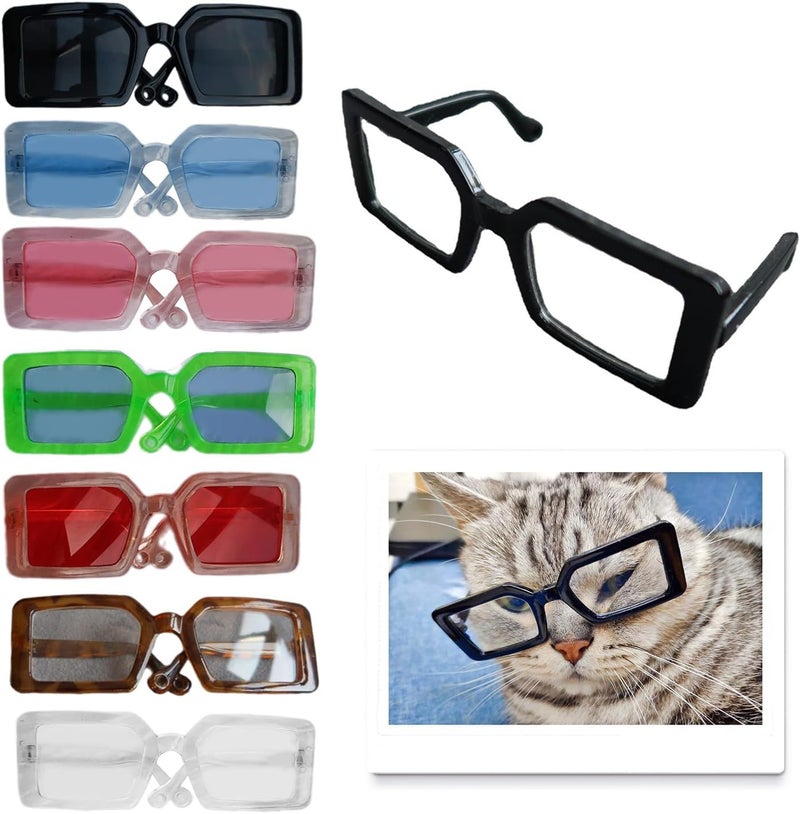 Dog Sunglasses Rectangle Glasses Cats Dog Goggles Pet Cats Photo Sunglasses - Image 2