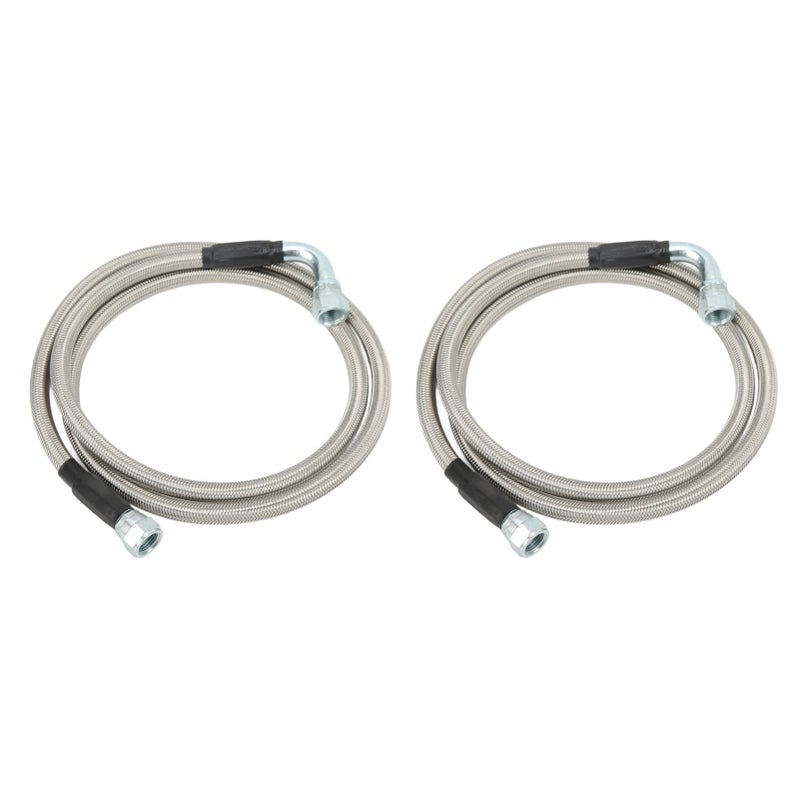 Heavy Duty Metal Transmission Cooler Line Kit 50 Inch with 8 Adapters for TH350 700R4 TH400 4L80E - Image 3
