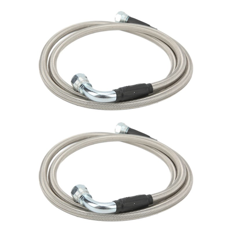 Heavy Duty Metal Transmission Cooler Line Kit 50 Inch with 8 Adapters for TH350 700R4 TH400 4L80E - Image 5