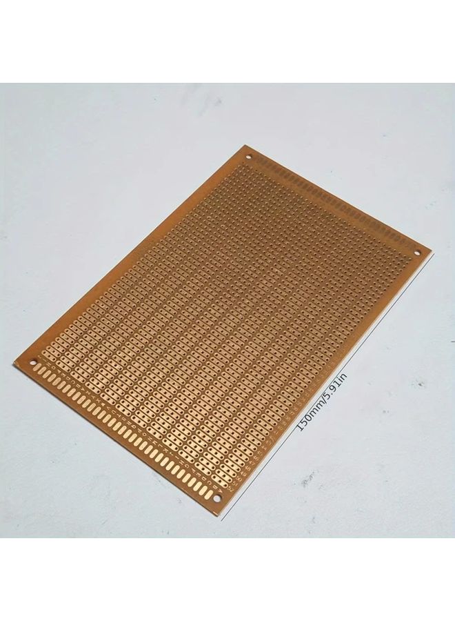 3 Holes In A Row PCB Through Hole Prototype Board 3.94x5.91 Inch Robotics Accessories - Image 2