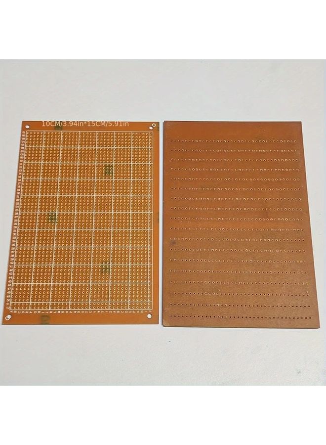 3 Holes In A Row PCB Through Hole Prototype Board 3.94x5.91 Inch Robotics Accessories - Image 4