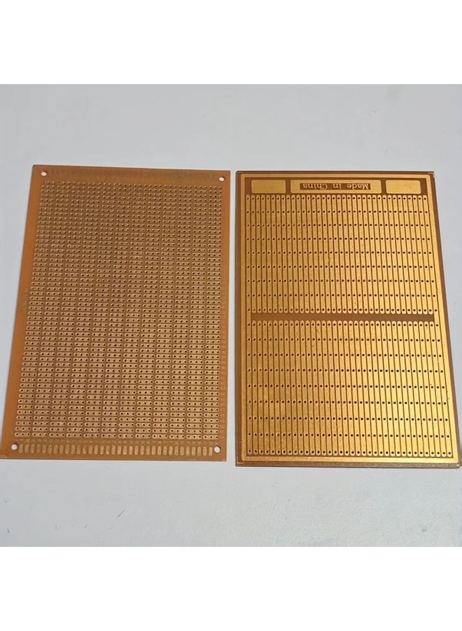 3 Holes In A Row PCB Through Hole Prototype Board 3.94x5.91 Inch Robotics Accessories - Image 1