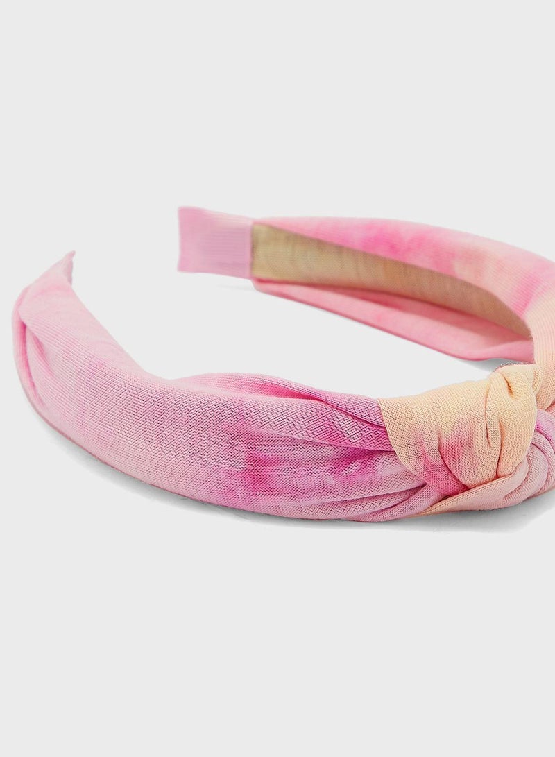 Claires Kids Tie Dye Knotted Headband  - Image 3