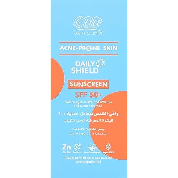 Eva Skin Clinic Acne-Prone Sunscreen SPF +50, 40 ml - Image 2
