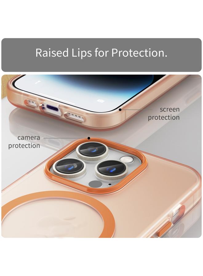 S-TOP Case For iPhone 16 Pro MagSafe Frosted Translucent TPU + PC Full Coverage Phone Case - Image 5
