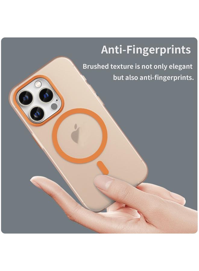 S-TOP Case For iPhone 16 Pro MagSafe Frosted Translucent TPU + PC Full Coverage Phone Case - Image 4