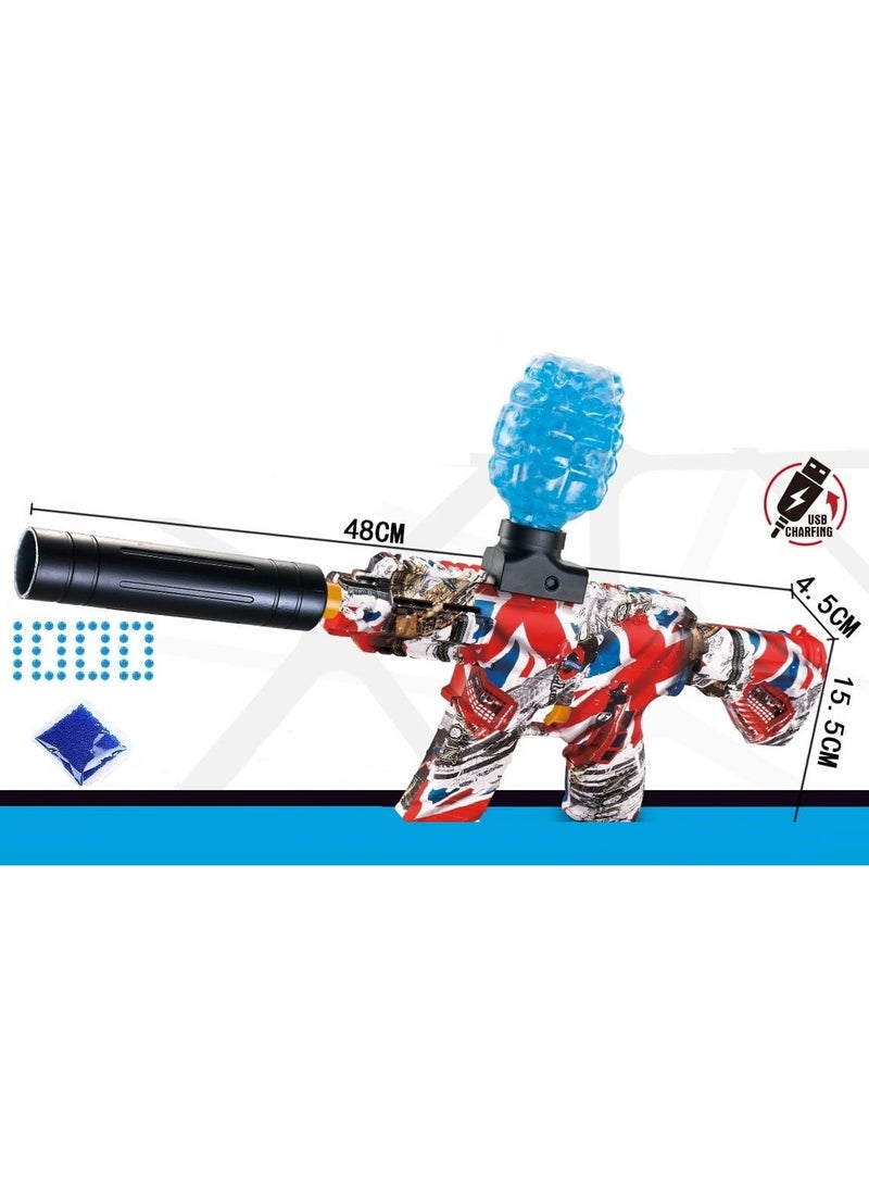 Generic - Electric Gun Mini AK47 Blaster Gel Water with 1000 Eco-Friendly Crystal Balls - Image 1