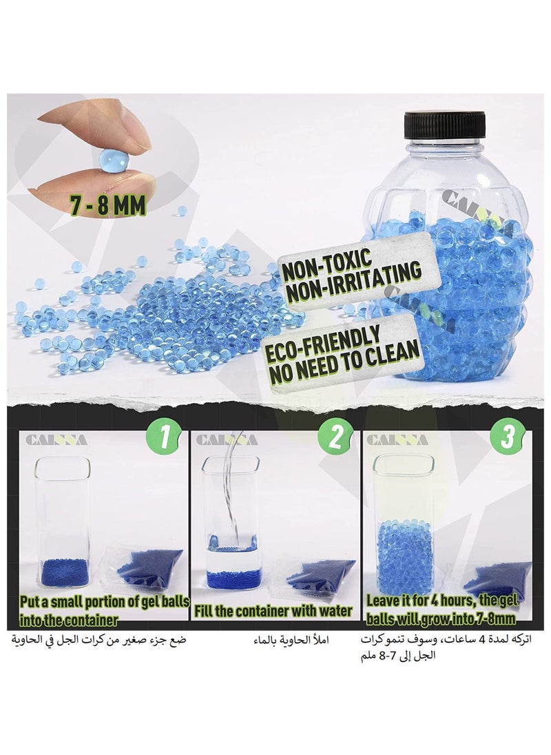 Generic - Electric Gun Mini AK47 Blaster Gel Water with 1000 Eco-Friendly Crystal Balls - Image 1