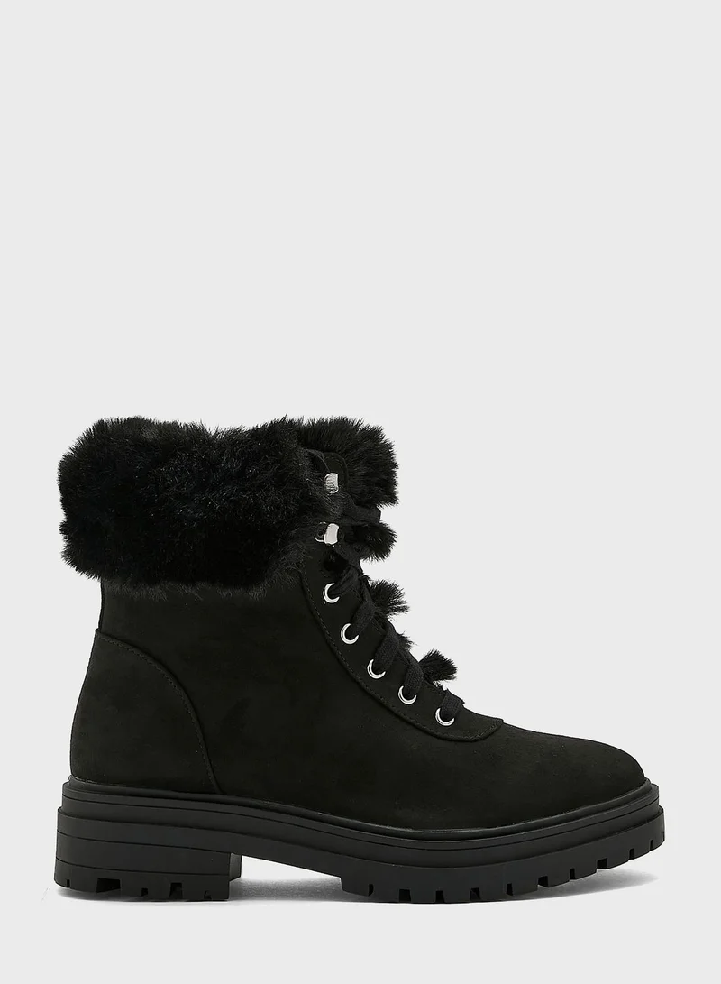 NEW LOOK Lace Up Ankle Boots