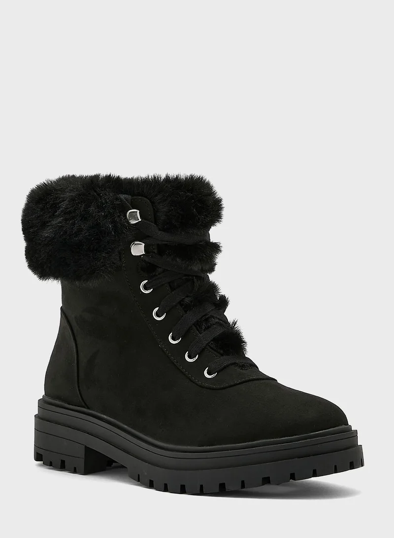 NEW LOOK Lace Up Ankle Boots