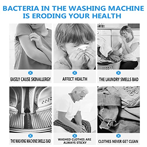 Finally Fresh Washing Machine Cleaner for Front / Top loaders, 20 Packs Washer Cleaner for Sensitive Skin, Suitable for All HE Washing Machines Include - Image 2