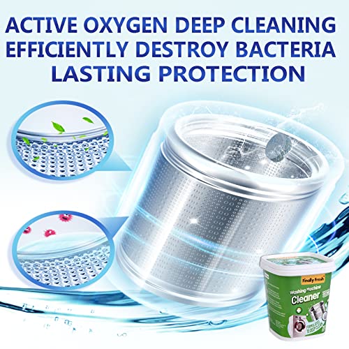 Finally Fresh Washing Machine Cleaner for Front / Top loaders, 20 Packs Washer Cleaner for Sensitive Skin, Suitable for All HE Washing Machines Include - Image 4
