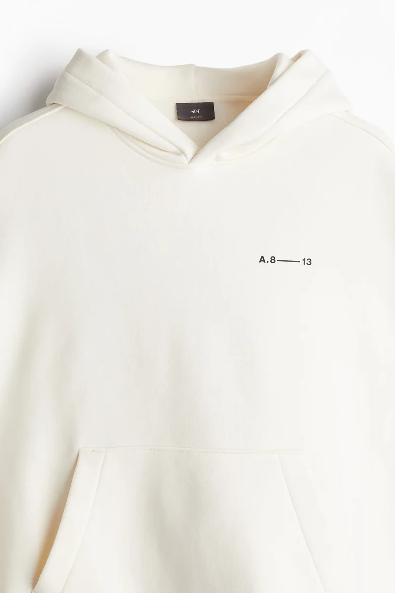 H&M Loose Fit Printed hoodie