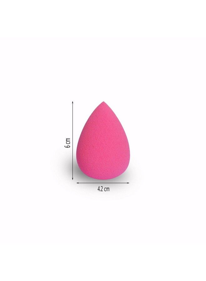 FOK Set Of 2 Latex Free Makeup Sponge Puff Beauty Blender Foundation Applicator Cosmetic Powder Puff Water Drop Style - Image 3