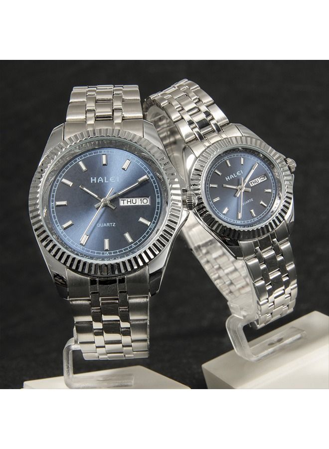 هالي هارلي الفولاذ المقاوم للصدأ كوارتز ووتش 583ml-28mm / 40mm - فضي - Image 5