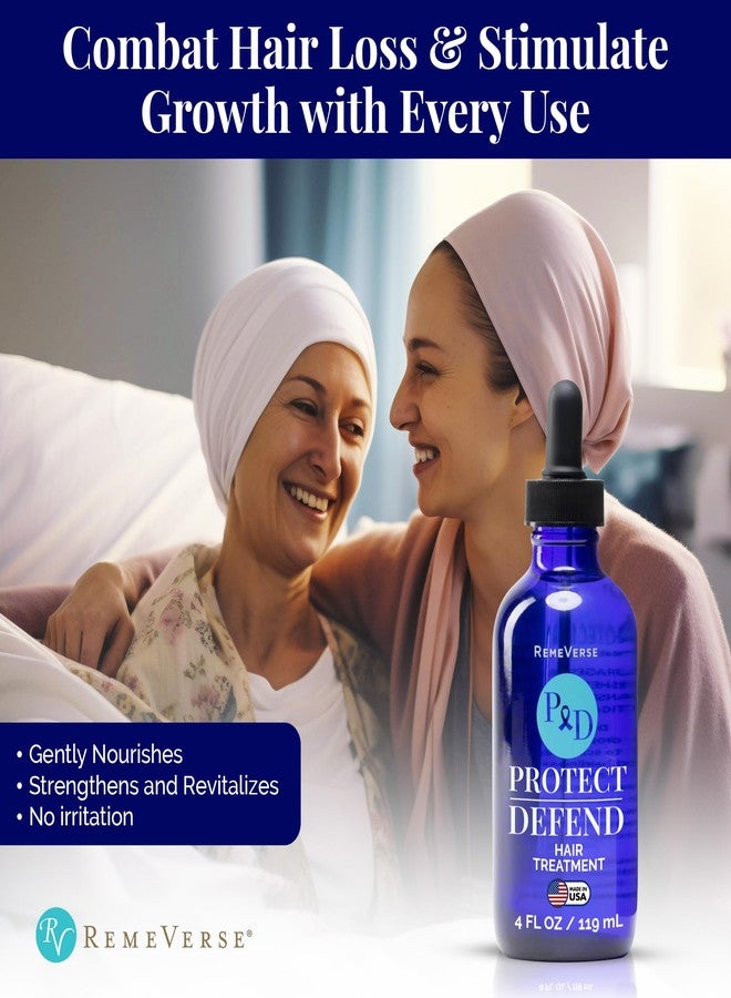 RemeVerse Protect & Defend Hair Treatment for Chemotherapy & Sensitive Scalps - Ideal for Healthier Hair & Regrowth - Cleanses, Nourishes Scalp & Strengthens Follicles - Made in USA - 4 oz - Image 5
