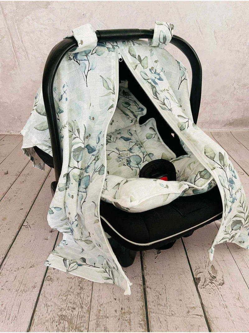 جونييروس Muslin Stroller Cover and Infant Carrier Cushion