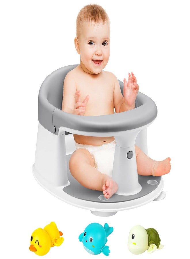 JOY ANAN Baby Bath Seat, Infant/Toddler Sit Up Bathtub Seat for 6-12-24 Months, Baby Bath Essentials, Great Shower Gifts for Newborn and New Mothers - Image 1