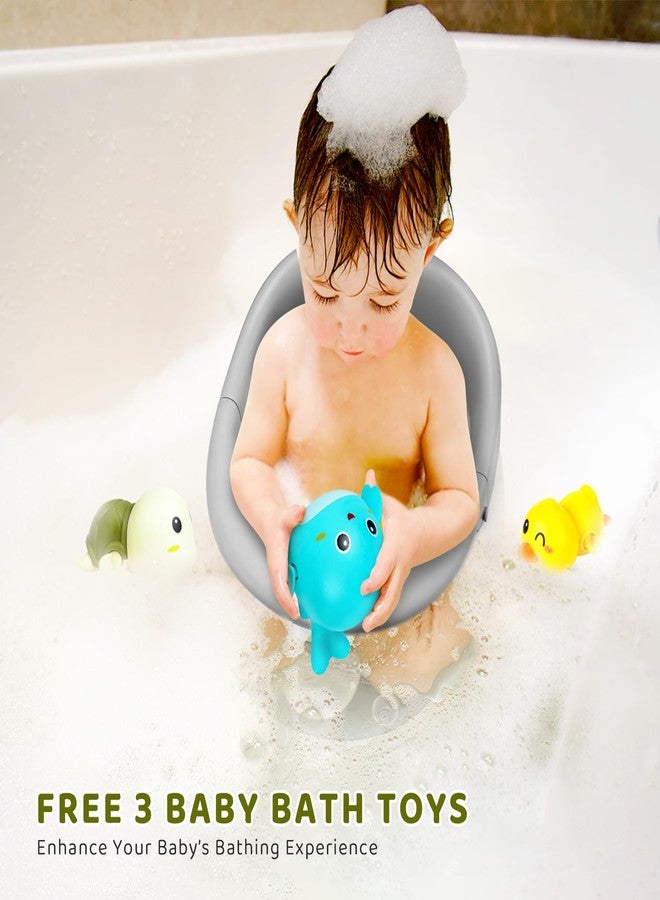 JOY ANAN Baby Bath Seat, Infant/Toddler Sit Up Bathtub Seat for 6-12-24 Months, Baby Bath Essentials, Great Shower Gifts for Newborn and New Mothers - Image 2
