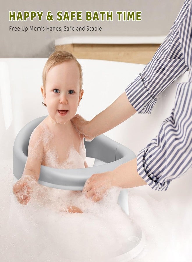 JOY ANAN Baby Bath Seat, Infant/Toddler Sit Up Bathtub Seat for 6-12-24 Months, Baby Bath Essentials, Great Shower Gifts for Newborn and New Mothers - Image 3