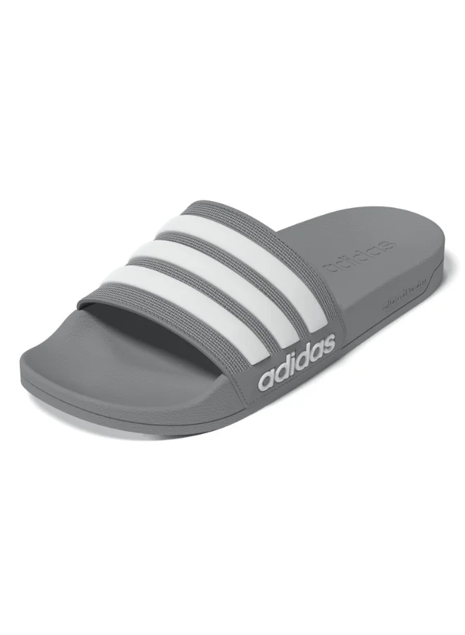 adidas أديليت سلايدز رياضية رمادية للجنسين 4