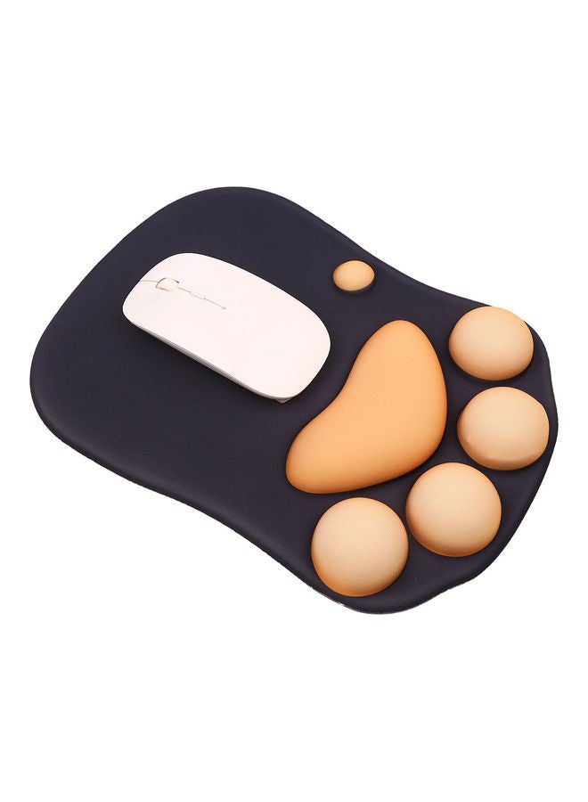 نيبمينينت لوحة ماوس من السيليكون بتصميم مخلب قطة لطيفة لون أسود. - Image 2