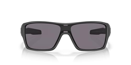 Oakley Men's OO9307 Turbine Rotor Rectangular Sunglasses, Matte Black/Prizm Grey Polarized, 32 mm - Image 3