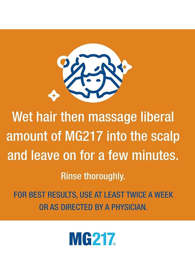 MG217 - MG217 Dandruff 3% Coal Tar Dandruff Shampoo, Controls Flaking & Relieves Itchy Scalp - 8 oz Tube - Image 1