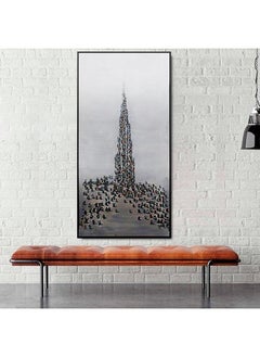 ebarza Burj Khalifa Hand Painted Dubai Art Painting 160x80cm  - Image 1