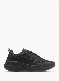 Dash Women Textured Lace-Up Sports Shoes with Pull Tabs  - Image 3
