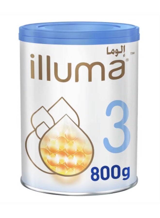 حليب الأطفال الرضع من إيلوما المرحلة 3، تركيبة 800 غرام - تغذية متطورة للأطفال من عمر سنة إلى 3 سنوات