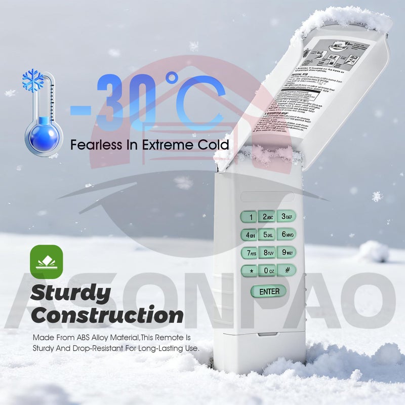 ASONPAO 1 for MDTK Linear Garage Door Opener Keypad Megacode LD033 LD050 LS050 3-Year-Warranty - Image 5