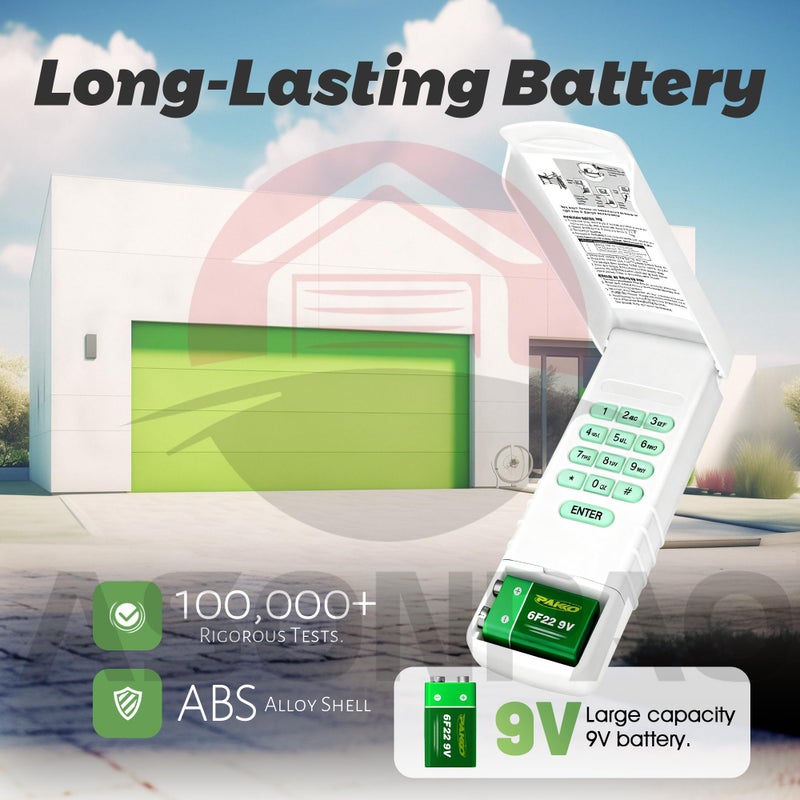 ASONPAO 1 for MDTK Linear Garage Door Opener Keypad Megacode LD033 LD050 LS050 3-Year-Warranty - Image 3