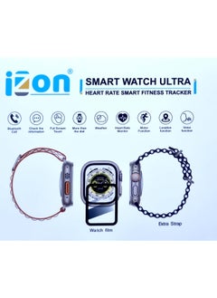 Izone Super smart watch, 49mm size, 1.9 inch screen, titanium case, and extra strap  - Image 3