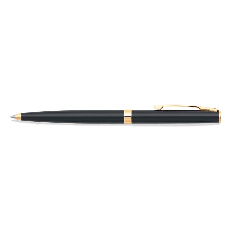 SHEAFFER قلم حبر جاف شيفر ساغاريس أسود لامع مع تزيين بلون الذهب - Image 3